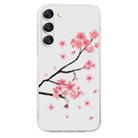 For Samsung Galaxy S23 5G Colorful Painting Pattern TPU Phone Case(Plum Blossom) - 2