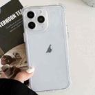 For iPhone 11 Pro Transparent Four-corner Shockproof TPU Phone Case(White) - 1