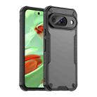 For Google Pixel 9 Armor Glaze PC Hybrid TPU Phone Case(Black) - 1