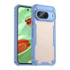 For Google Pixel 9 Armor Glaze PC Hybrid TPU Phone Case(Blue) - 1