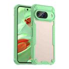 For Google Pixel 9 Armor Glaze PC Hybrid TPU Phone Case(Green) - 1