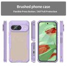 For Google Pixel 9 Armor Glaze PC Hybrid TPU Phone Case(Purple) - 2