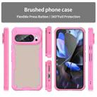 For Google Pixel 9 Pro Armor Glaze PC Hybrid TPU Phone Case(Pink) - 2