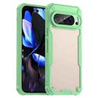 For Google Pixel 9 Pro Armor Glaze PC Hybrid TPU Phone Case(Green) - 1