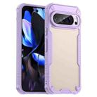 For Google Pixel 9 Pro Armor Glaze PC Hybrid TPU Phone Case(Purple) - 1