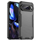 For Google Pixel 9 Pro XL Armor Glaze PC Hybrid TPU Phone Case(Black) - 1