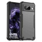 For Google Pixel 8 Armor Glaze PC Hybrid TPU Phone Case(Black) - 1