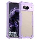 For Google Pixel 8 Armor Glaze PC Hybrid TPU Phone Case(Purple) - 1