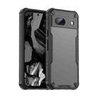 For Google Pixel 8a Armor Glaze PC Hybrid TPU Phone Case(Black) - 1