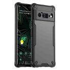 For Google Pixel 6 Pro Armor Glaze PC Hybrid TPU Phone Case(Black) - 1