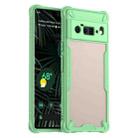 For Google Pixel 6 Pro Armor Glaze PC Hybrid TPU Phone Case(Green) - 1