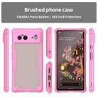 For Google Pixel 6 Armor Glaze PC Hybrid TPU Phone Case(Pink) - 2