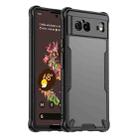 For Google Pixel 6 Armor Glaze PC Hybrid TPU Phone Case(Black) - 1