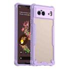 For Google Pixel 6 Armor Glaze PC Hybrid TPU Phone Case(Purple) - 1