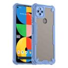 For Google Pixel 5a Armor Glaze PC Hybrid TPU Phone Case(Blue) - 1