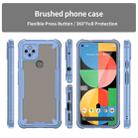 For Google Pixel 5a Armor Glaze PC Hybrid TPU Phone Case(Blue) - 2