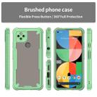 For Google Pixel 5a Armor Glaze PC Hybrid TPU Phone Case(Green) - 2