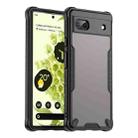 For Google Pixel 6a Armor Glaze PC Hybrid TPU Phone Case(Black) - 1