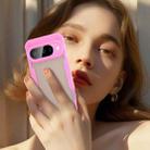 For Google Pixel 10 Armor Glaze PC Hybrid TPU Phone Case(Pink) - 3