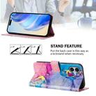 For iPhone 16 Plus Art Colored Drawing Pattern Leather Phone Case(Colorful marble) - 3