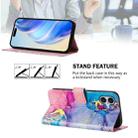 For iPhone 16 Art Colored Drawing Pattern Leather Phone Case(Colorful marble) - 3