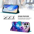 For iPhone 15 Pro Max Art Colored Drawing Pattern Leather Phone Case(Dreamland) - 3