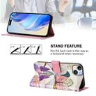 For iPhone 15 Plus Art Colored Drawing Pattern Leather Phone Case(Landscape) - 3