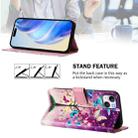 For iPhone 15 Plus Art Colored Drawing Pattern Leather Phone Case(Butterfly branch) - 3