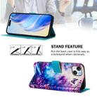 For iPhone 15 Plus Art Colored Drawing Pattern Leather Phone Case(Dreamland) - 3