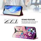 For iPhone 15 Art Colored Drawing Pattern Leather Phone Case(Butterfly branch) - 3