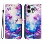 For iPhone 13 Pro Art Colored Drawing Pattern Leather Phone Case(Dreamland) - 2