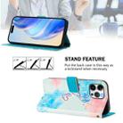 For iPhone 13 Pro Art Colored Drawing Pattern Leather Phone Case(LOVE ME) - 3