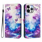 For iPhone 13 Pro Max Art Colored Drawing Pattern Leather Phone Case(Dreamland) - 2
