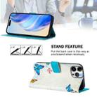 For iPhone 13 Pro Max Art Colored Drawing Pattern Leather Phone Case(Butterfly house) - 3