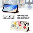 For iPhone 14 / 13 Art Colored Drawing Pattern Leather Phone Case(Flowers and plants) - 3