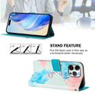 For iPhone 14 Pro Max Art Colored Drawing Pattern Leather Phone Case(LOVE ME) - 3