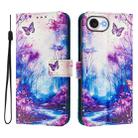 For iPhone SE 2024 Art Colored Drawing Pattern Leather Phone Case(Dreamland) - 2