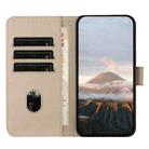 For Samsung Galaxy M55 Triangle Pattern Buckle Clasp Leather Phone Case(Gold) - 3