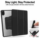 For Honor Pad X8a Tri-Fold Holder Rotation Leather Tablet Case(Black) - 2