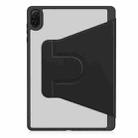 For Honor Pad X8a Tri-Fold Holder Rotation Leather Tablet Case(Black) - 3