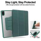 For Honor Pad X8a Tri-Fold Holder Rotation Leather Tablet Case(Deep Green) - 2