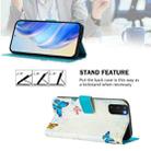 For Samsung Galaxy S20 Art Colored Drawing Pattern Leather Phone Case(Butterfly house) - 3