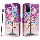 For Samsung Galaxy S20+ Art Colored Drawing Pattern Leather Phone Case(Butterfly branch) - 2