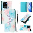 For Samsung Galaxy S20 Ultra Art Colored Drawing Pattern Leather Phone Case(LOVE ME) - 1