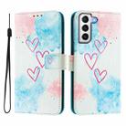 For Samsung Galaxy S21 5G Art Colored Drawing Pattern Leather Phone Case(LOVE ME) - 2