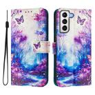 For Samsung Galaxy S21+ 5G Art Colored Drawing Pattern Leather Phone Case(Dreamland) - 2