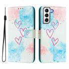 For Samsung Galaxy S21+ 5G Art Colored Drawing Pattern Leather Phone Case(LOVE ME) - 2