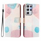 For Samsung Galaxy S21 Ultra 5G Art Colored Drawing Pattern Leather Phone Case(Graffiti puzzle) - 2