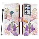 For Samsung Galaxy S21 Ultra 5G Art Colored Drawing Pattern Leather Phone Case(Landscape) - 2