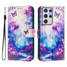 For Samsung Galaxy S21 Ultra 5G Art Colored Drawing Pattern Leather Phone Case(Dreamland) - 2